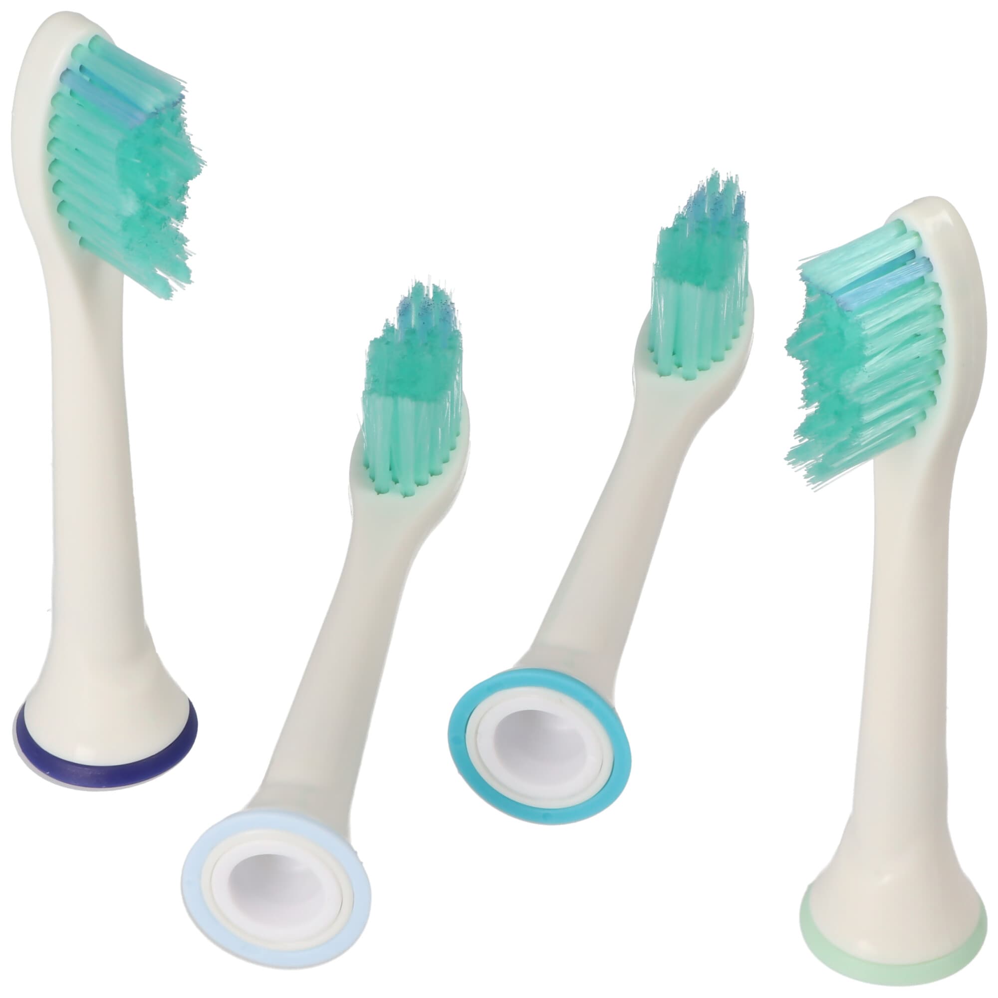 Pack de 4 têtes de brosse à dents de rechange pour brosse de nettoyage standard pour brosses à dents électriques de Philips, adaptées par exemple à