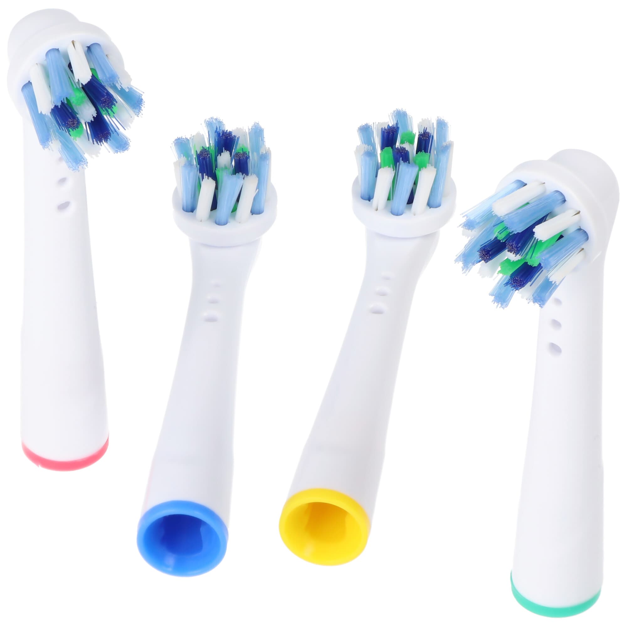 Pack de 4 têtes de brosse à dents de rechange 360 Cleaning Brush pour brosses à dents électriques Oral-B, adaptées par exemple aux Oral-B D10, D12,