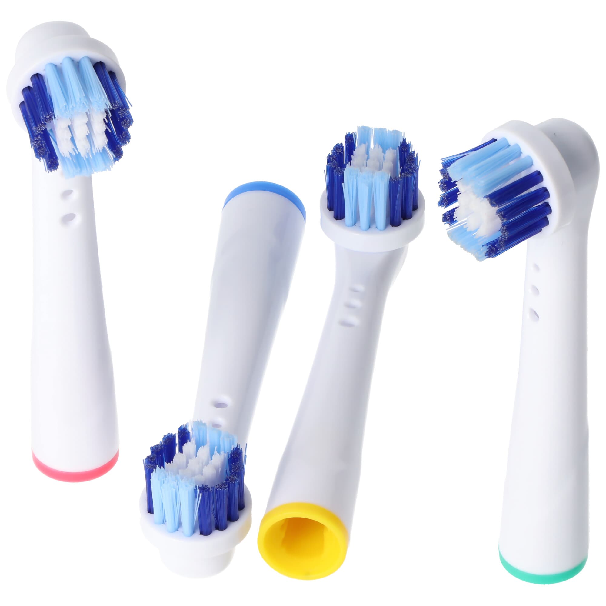 Pack de 4 têtes de brosse à dents de rechange Cleaning Brush V2 pour brosses à dents électriques Oral-B, adaptées par exemple aux Oral-B D10, D12,