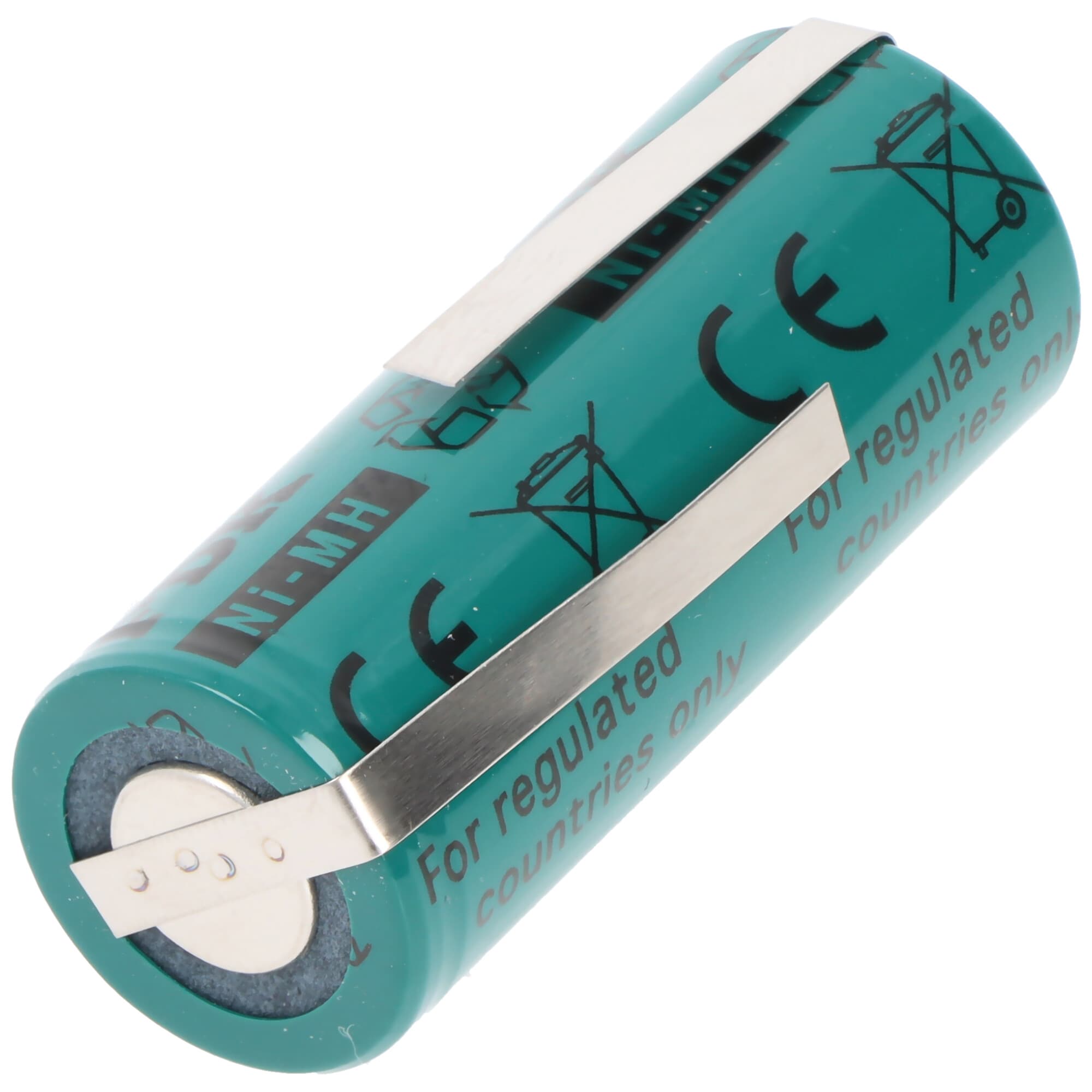 Batterie NiMH 2150 mAh FDK 4/5 A, 43 x 17 mm, compatible avec les brosses à dents Braun Oral-B Triumph
