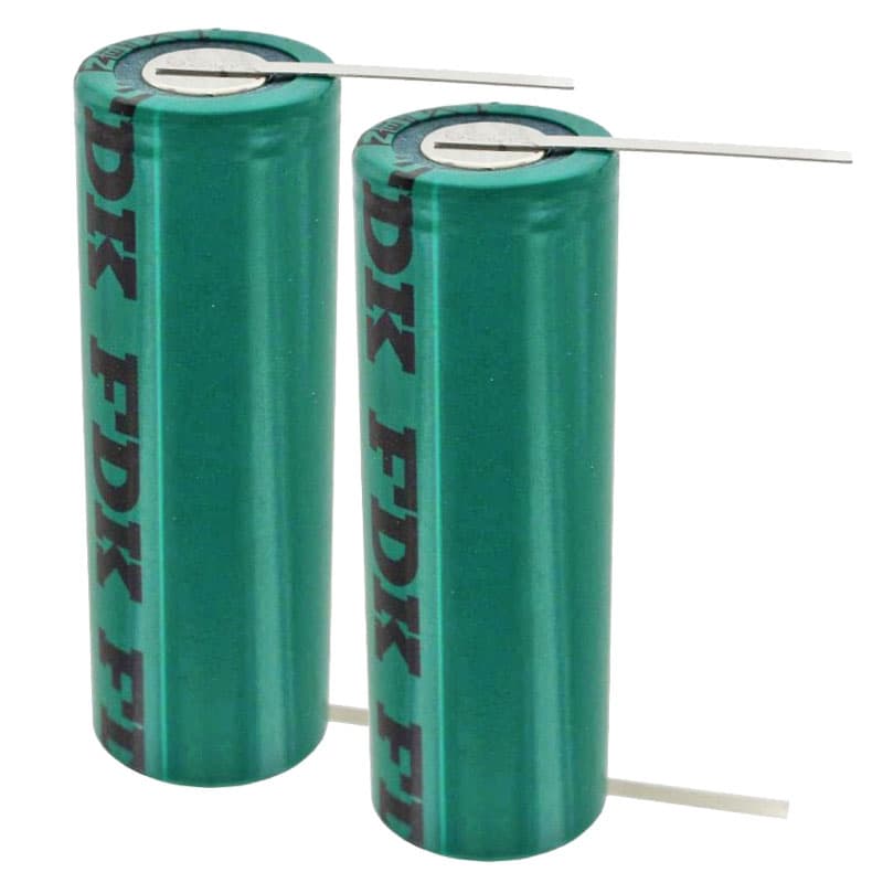 Batterie de remplacement 2 pièces (OB27) pour brosse à dents électrique pour Braun Oral B Triumph série 5000 -NiMH, dimensions 50x17mm à respecter